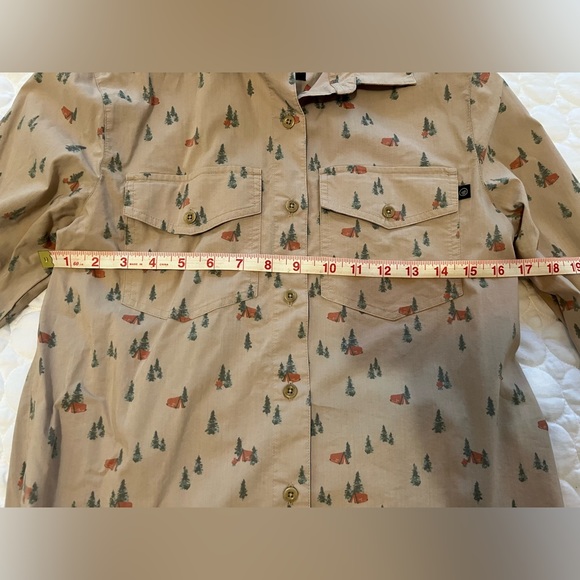 United by Blue Camping Print Button Down XS - Picture 3 of 10